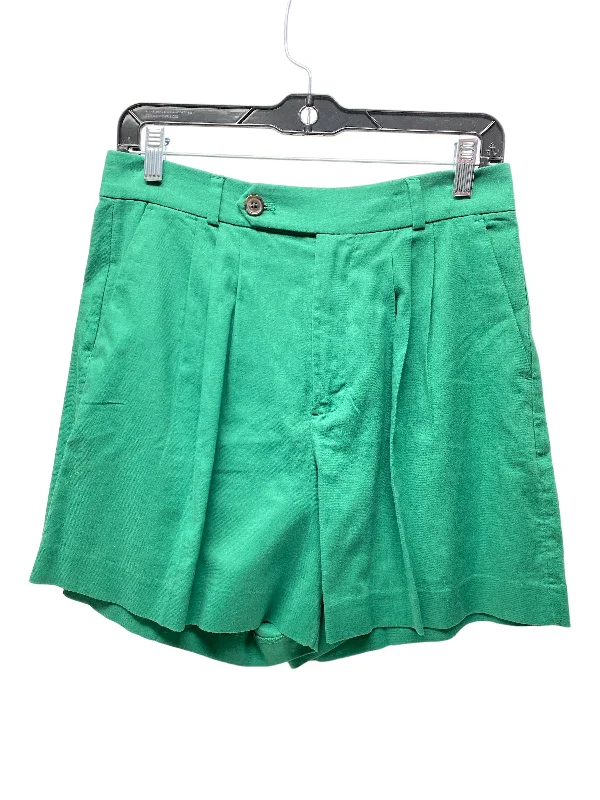 Embroidery Design Green Shorts Banana Republic, Size S
