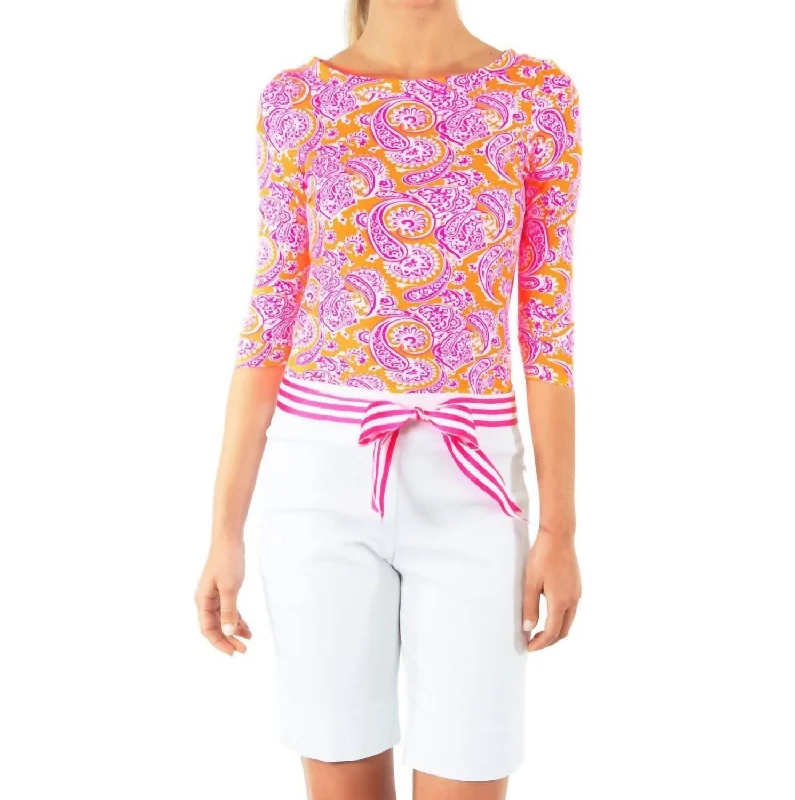 Relaxed Looks Gripless Short In White