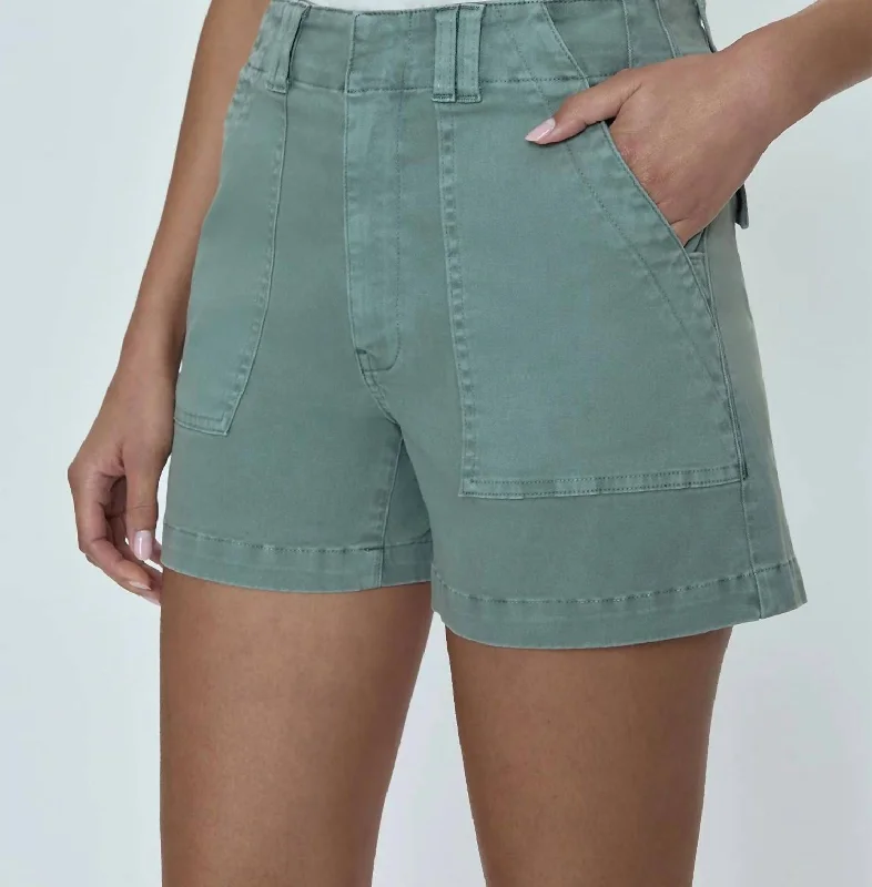 Casual Chic Looks Marissa High Rise Utility Short In Bluff