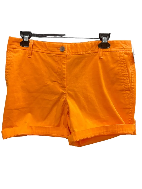 Luxury Temperament Orange Shorts Talbots, Size M