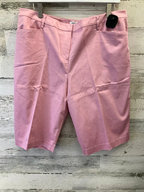 Unique Fashion Pink Shorts Pendleton, Size 16