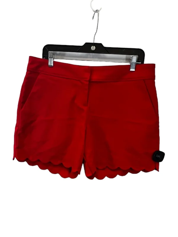 Cozy Outerwear Red Shorts Designer Isaac Mizrahi, Size 12