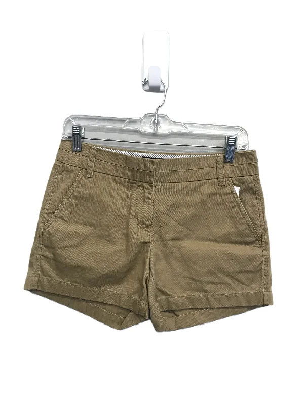 Slim Fit Tan Shorts By J. Crew, Size: 0