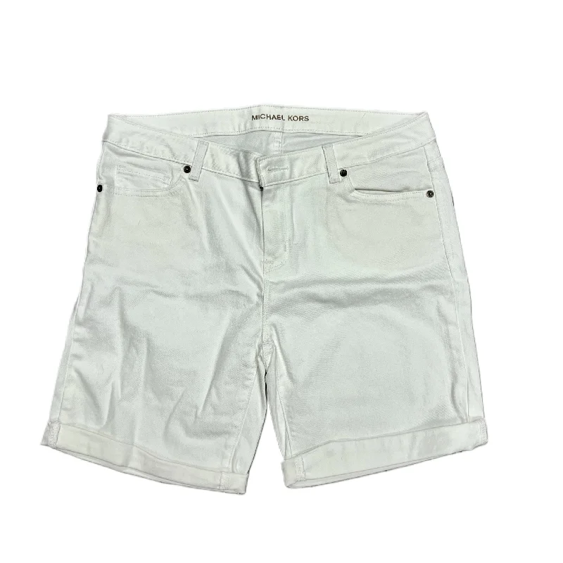 Fashion Expert White Shorts Designer By Michael Kors, Size: 10