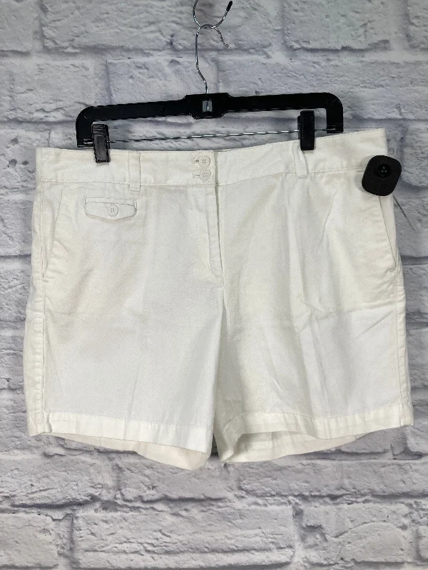 Nightclub Style White Shorts Loft, Size 12