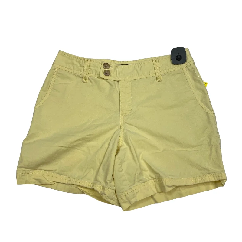 Elegant Casuals Yellow Shorts Eddie Bauer, Size 6